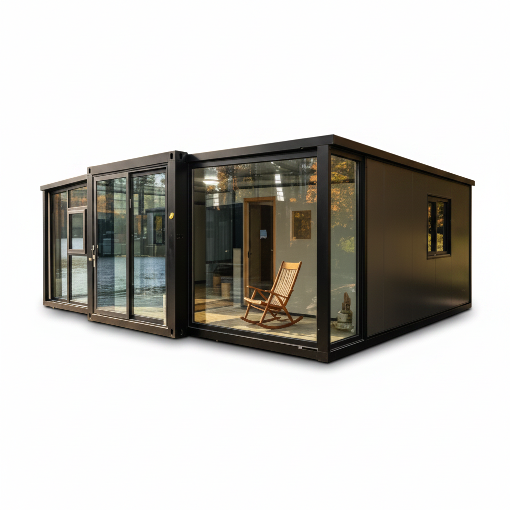 Ready Made 20Ft 40Ft Prefab Expandable Container House Luxury Tiny Prefabricated Villa 2 Bedroom 40 Ft Mobile Portable Home
