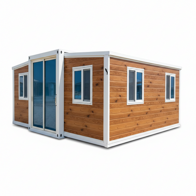 Creative Expandable Foldable House 3 Rooms Prefabricated Livable Modular Home