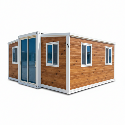 Creative Expandable Foldable House 3 Rooms Prefabricated Livable Modular Home