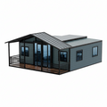 Expandable Container House Outdoor House Steel Frame Prefabricated Luxurious Design Home Import from Modern Australia Standard