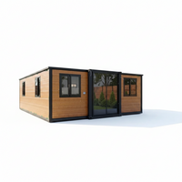 Container Tiny House Built to Expand, 20Ft Multi-Functional Layout, EPS Sandwich Panel Construction, Steel Frame
